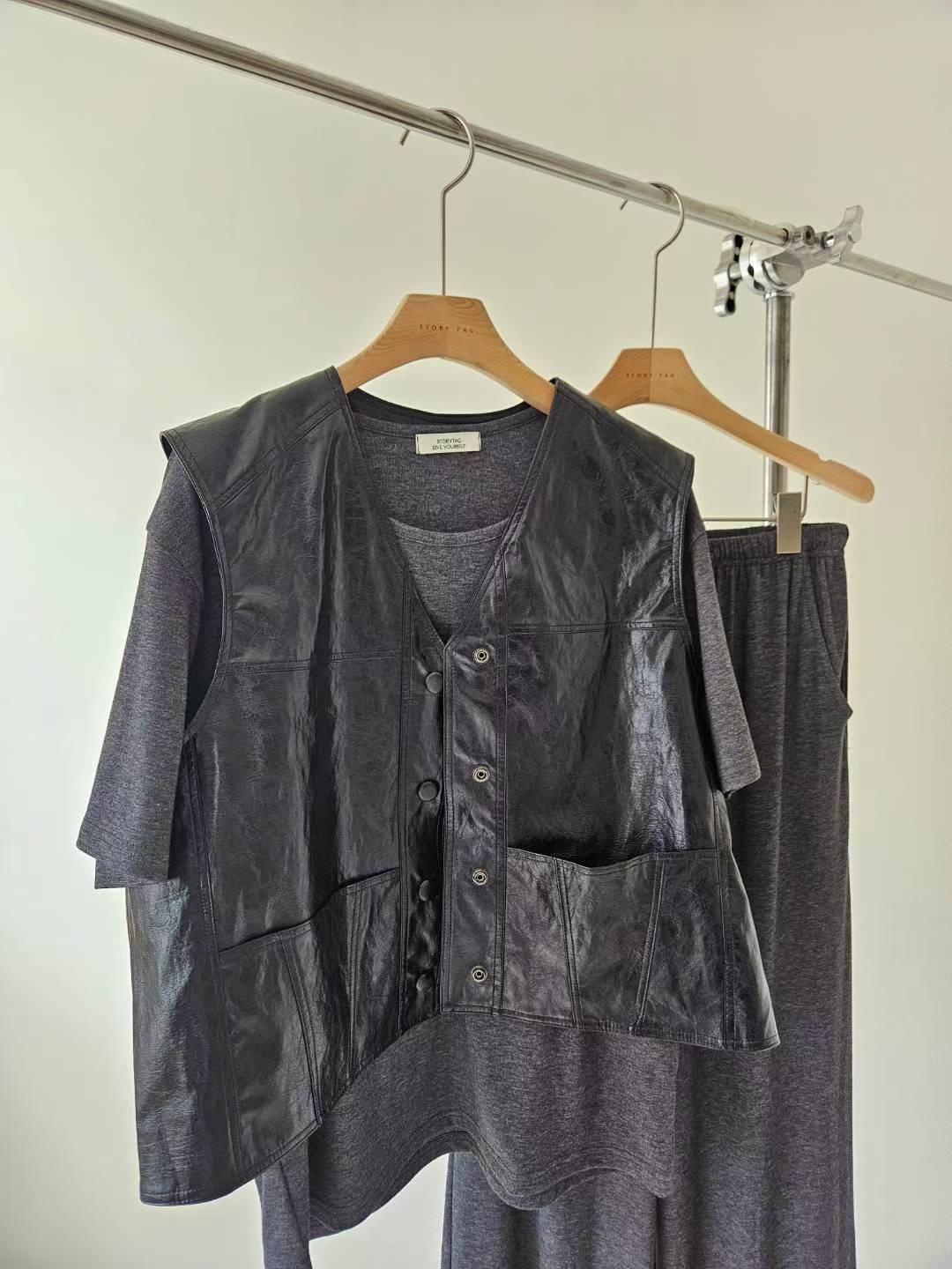 STORY TAG東大門㊣直郵女裝新款推薦人氣25秋冬時尚熱賣馬甲STORY TAG馬甲