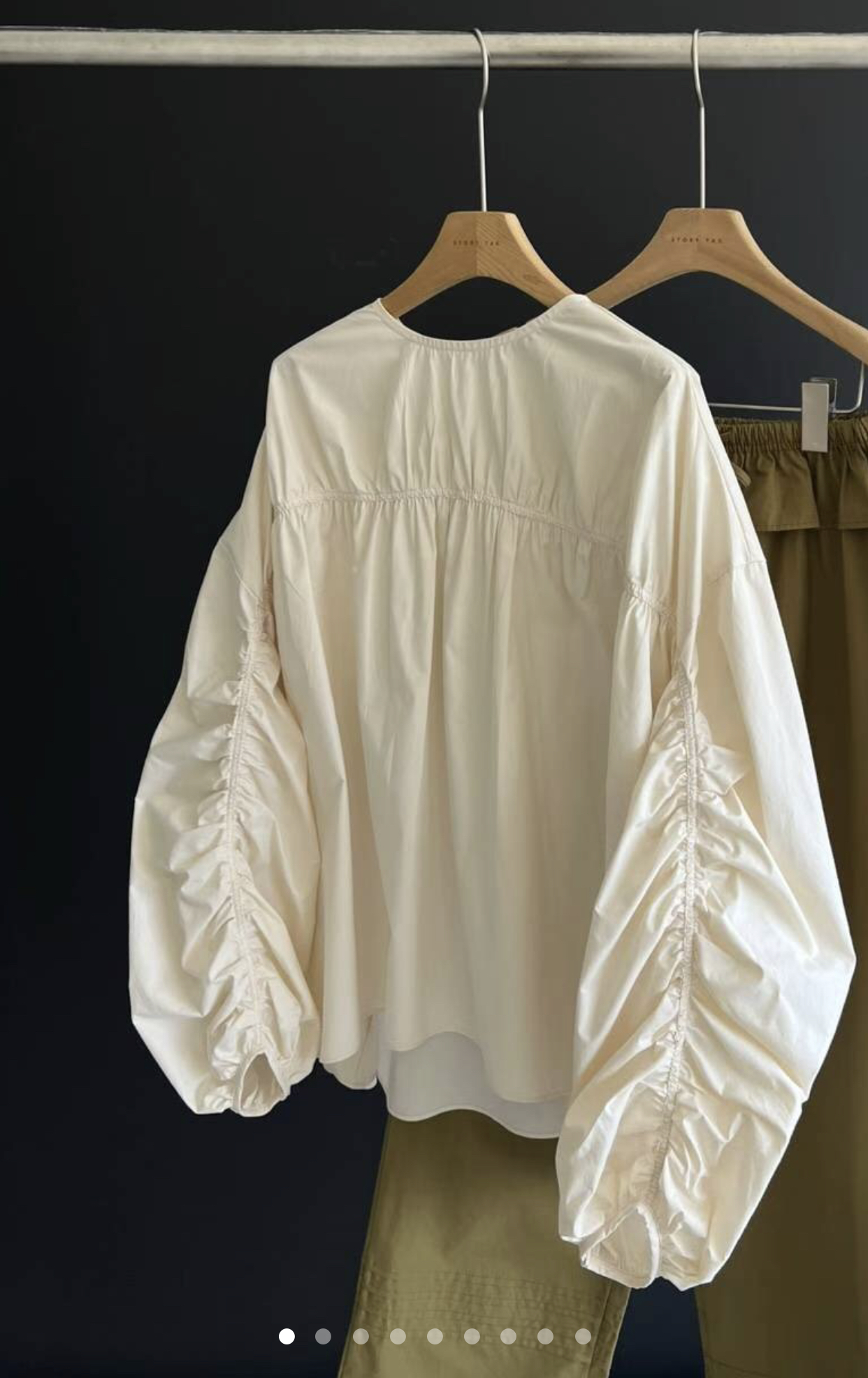 STORY TAG韓國代購㊣女士新款時尚真品25秋冬職業襯衫蕾絲衫STORY TAG襯衫/蕾絲衫圖色2