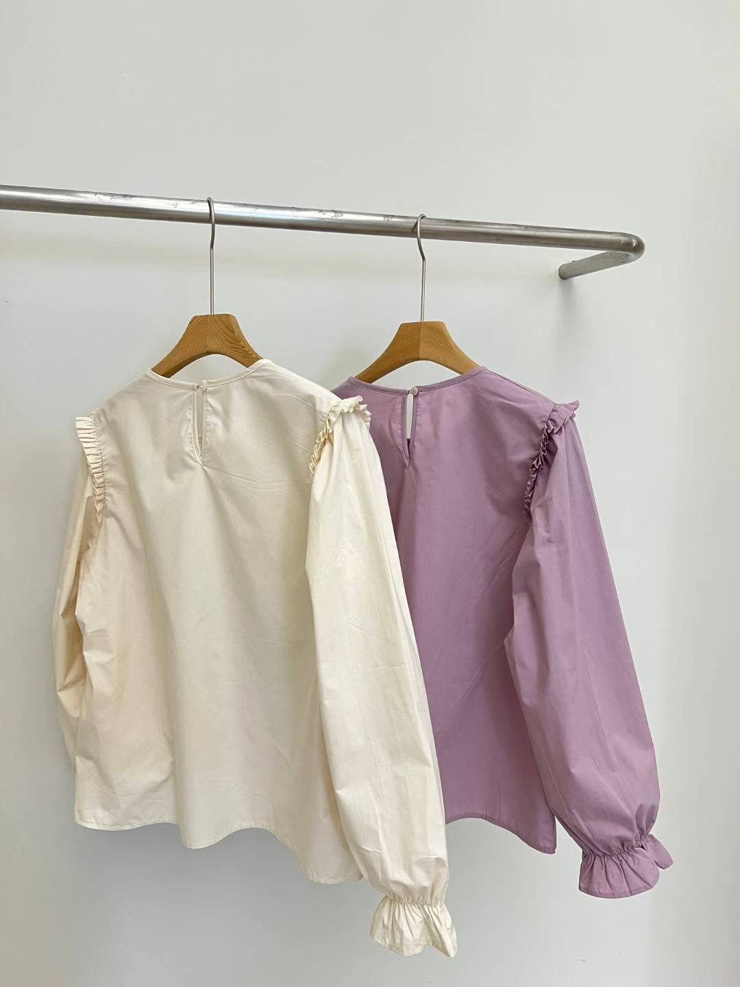 STORY TAG東大門㊣代購女士新品熱賣時尚真品25秋冬襯衫蕾絲衫STORY TAG襯衫/蕾絲衫