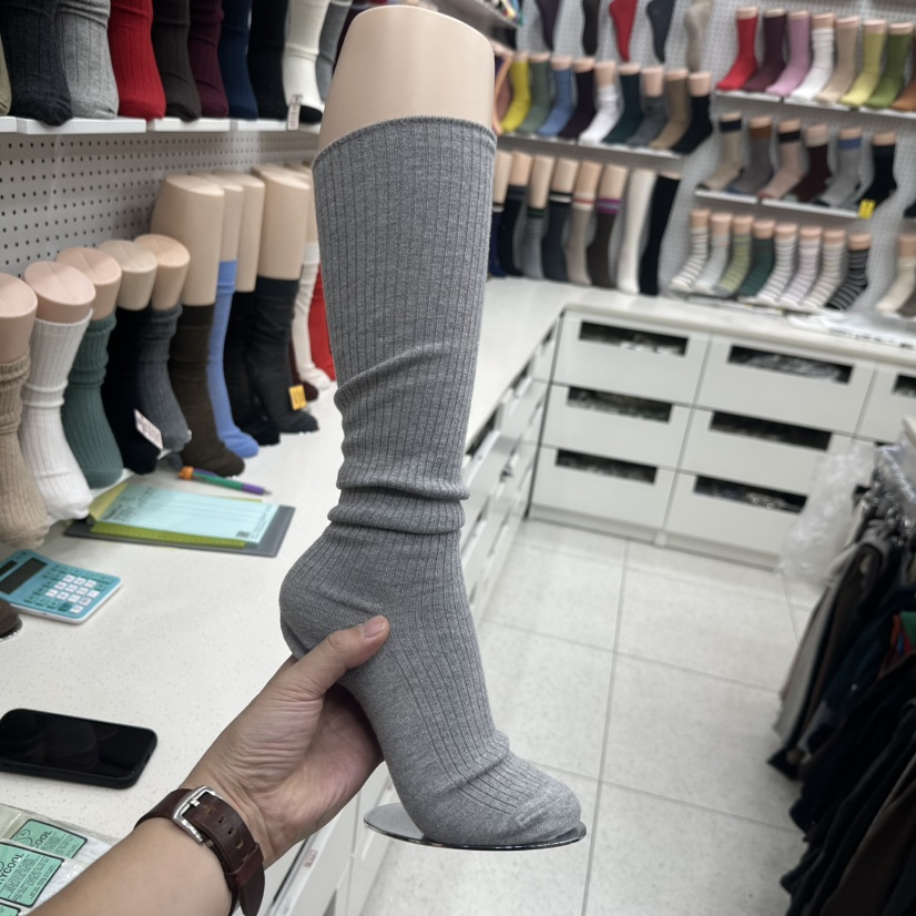 AILEEN韓國直郵㊣女士新款熱賣休閑25秋冬真品推薦時尚襪子LEJUNEV襪子圖色7淺灰色