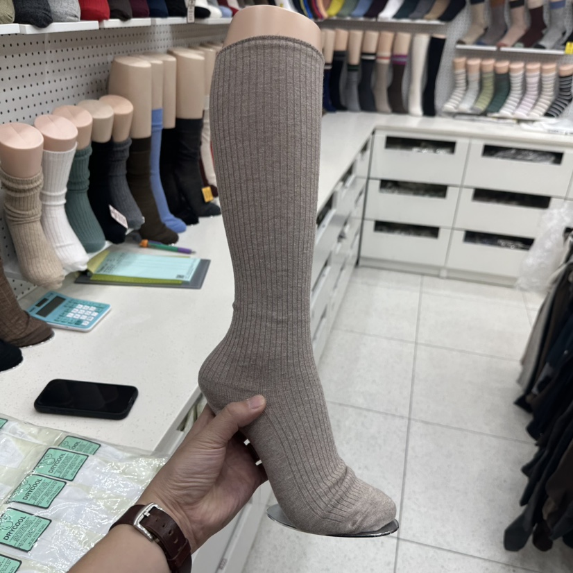 AILEEN韓國直郵㊣女士新款熱賣休閑25秋冬真品推薦時尚襪子LEJUNEV襪子圖色9米色