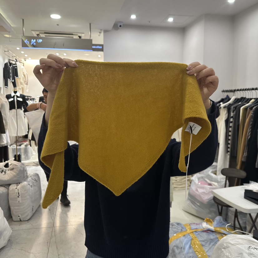 MUSHROOM EFFECT韓國代購㊣女士新款人氣真品圍巾披肩圍巾MUSHROOM EFFECT圍巾/披肩圖色1