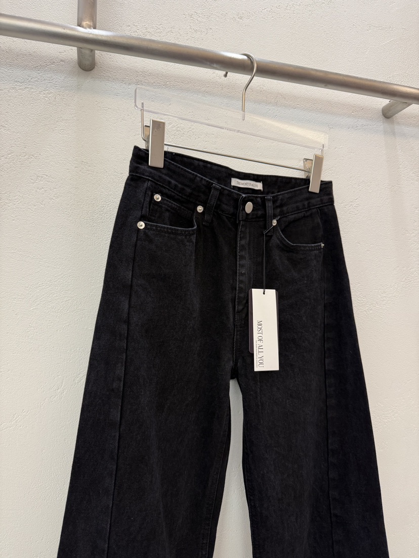 MOST OF ALL U東大門㊣實拍女士新品25秋冬職業時尚牛仔褲MOST OF ALL U牛仔褲