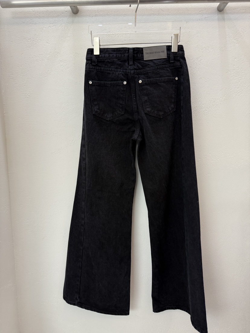 MOST OF ALL U東大門㊣實拍女士新品25秋冬職業時尚牛仔褲MOST OF ALL U牛仔褲