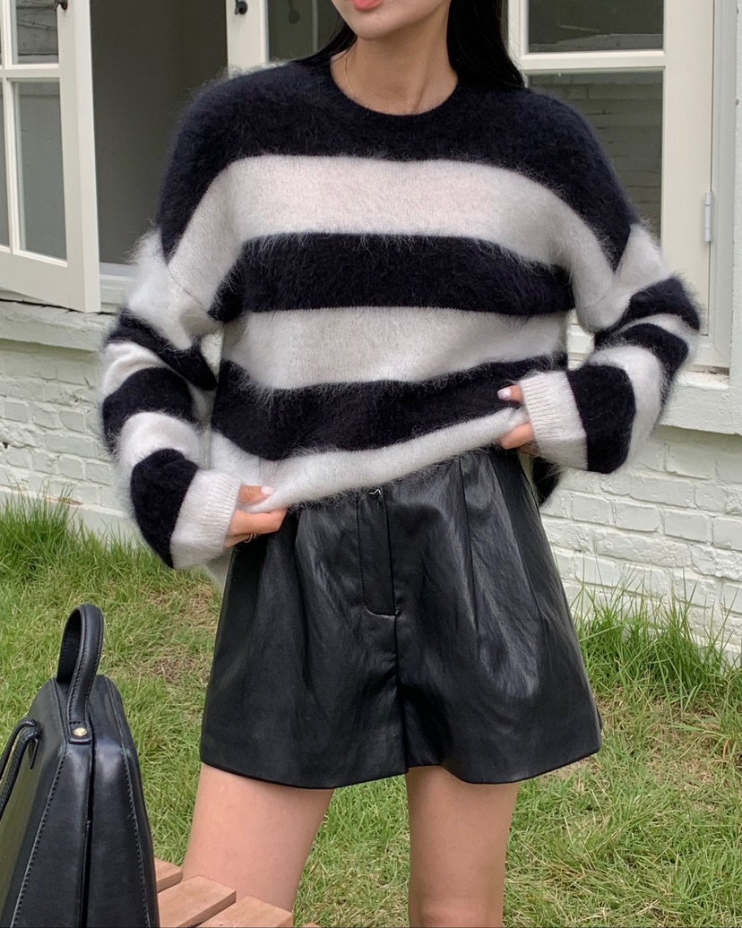 MONTER東大門㊣代購女裝新品時尚休閑25秋冬人氣針織衫羊毛MONTER針織衫