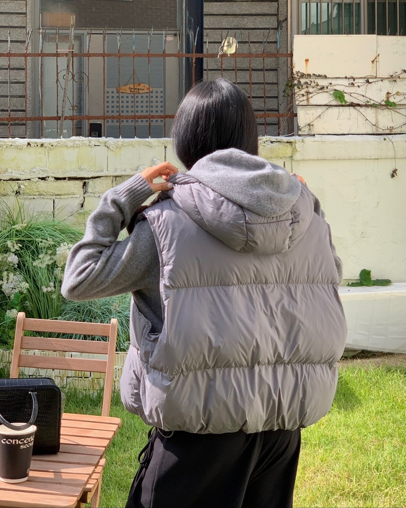 MONTER東大門㊣直郵女士新款真品推薦休閑馬甲不含內搭鵝絨MONTER馬甲