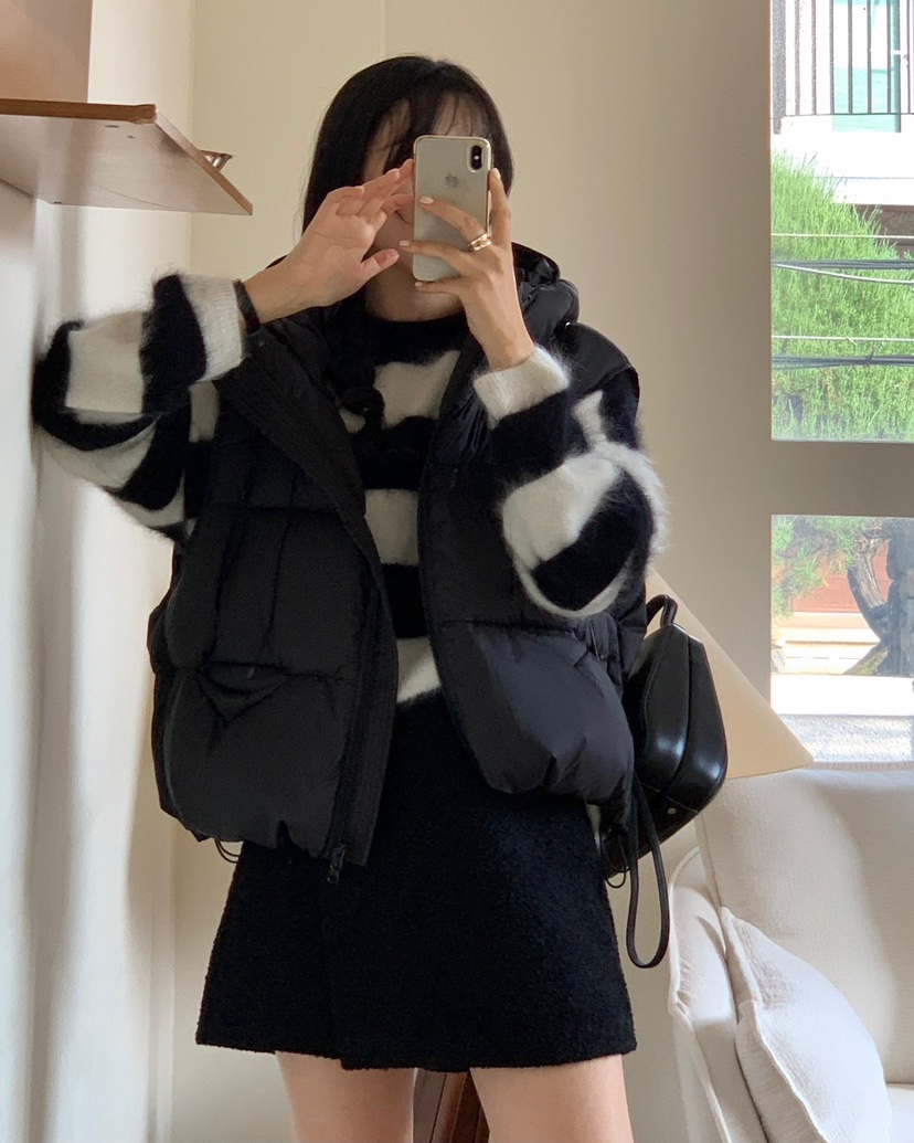 MONTER東大門㊣直郵女士新款真品推薦休閑馬甲不含內搭鵝絨MONTER馬甲