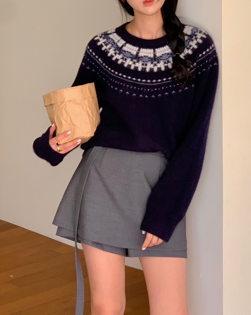 MONTER東大門㊣代購女裝新品休閑推薦時尚職業人氣真品針織衫MONTER針織衫