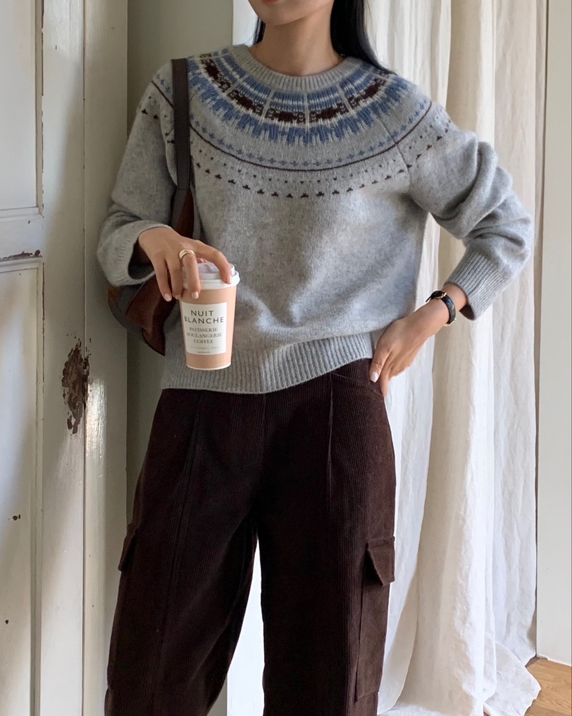 MONTER東大門㊣代購女裝新品休閑推薦時尚職業人氣真品針織衫MONTER針織衫