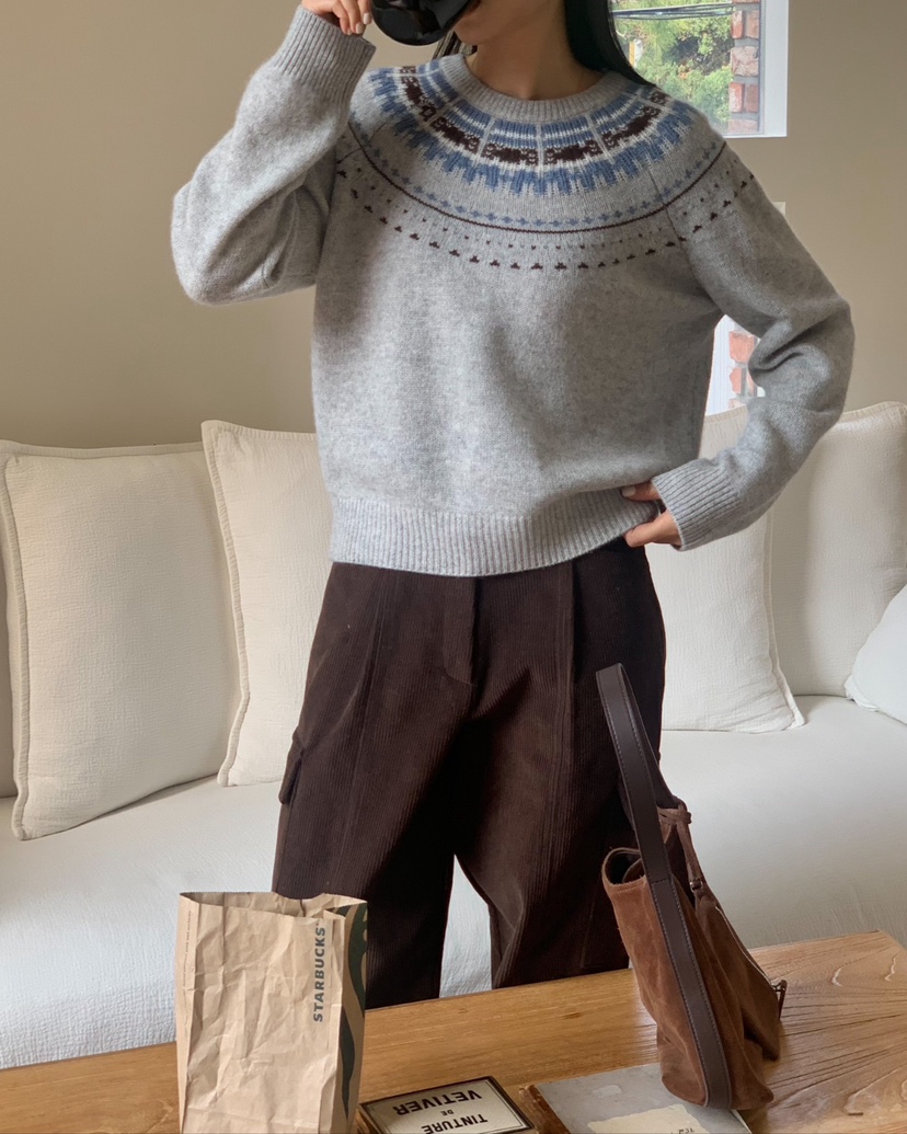 MONTER東大門㊣代購女裝新品休閑推薦時尚職業人氣真品針織衫MONTER針織衫