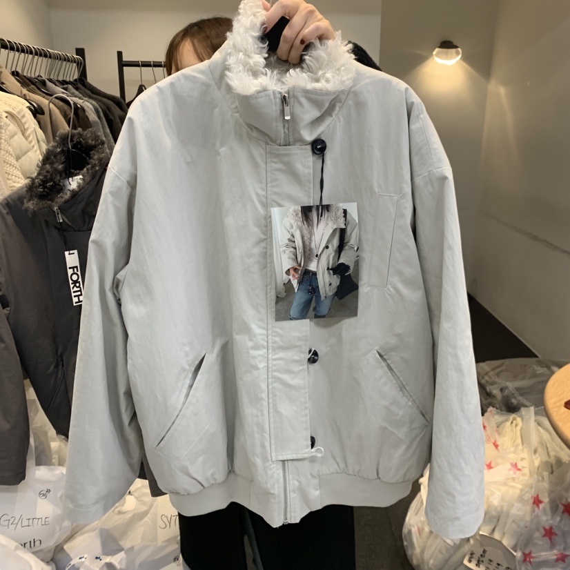 FORTH東大門㊣代購女裝新款時尚推薦休閑真品人氣職業夾克羊毛FORTH夾克圖色2