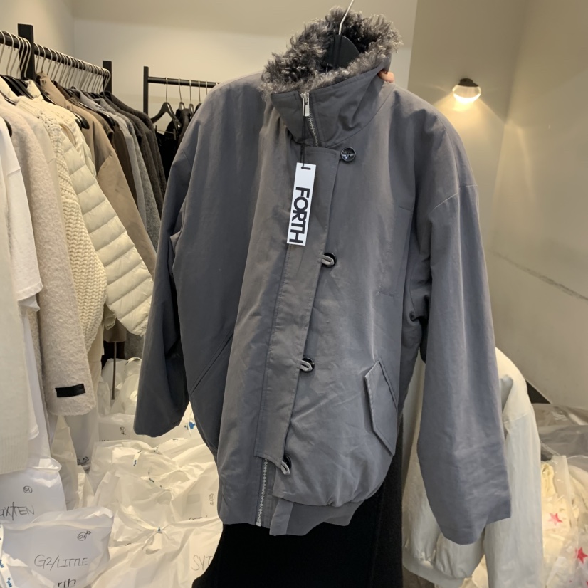 FORTH東大門㊣代購女裝新款時尚推薦休閑真品人氣職業夾克羊毛FORTH夾克圖色3