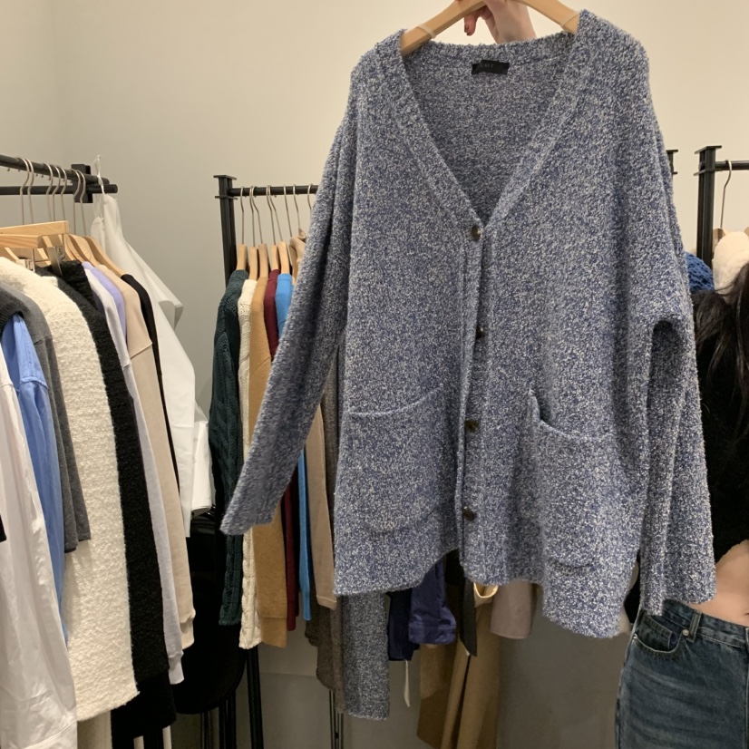 LMT（SAND LIMITED）東大門㊣直郵女士新款熱賣針織衫口袋開衫LMT/SAND LIMITED針織衫圖色1