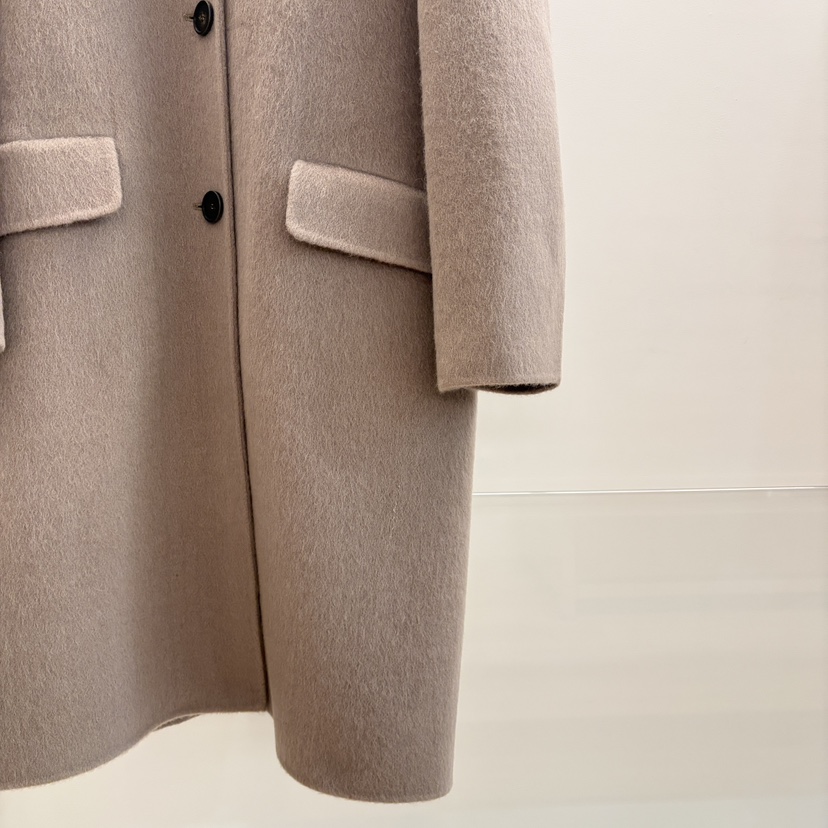 HEHR韓國直郵㊣女裝新品25秋冬真品熱賣中長款大衣手工制作hehr-AUTOMNE中長款大衣