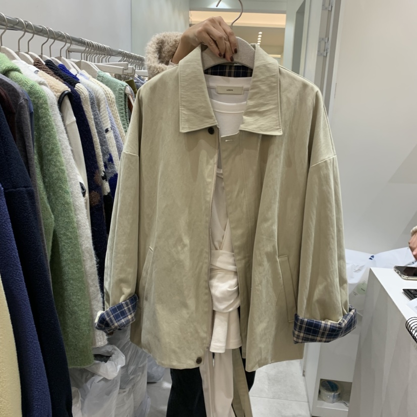 ASOME東大門㊣實拍女士新款真品人氣時尚夾克不含內搭含腰帶A.SOME夾克圖色1