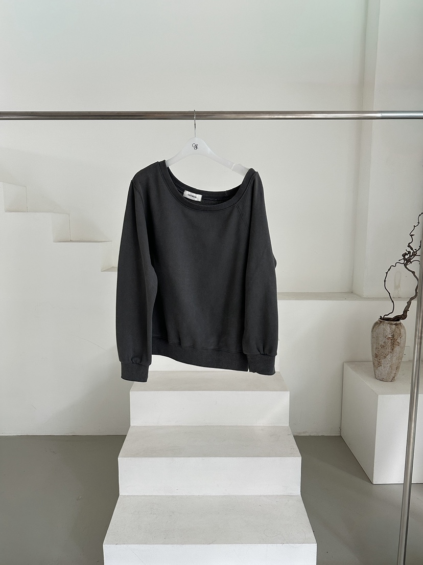 OATMEAL韓國直郵㊣女裝新款休閑職業時尚熱賣推薦人氣25秋冬衛衣OATMEAL衛衣圖色2