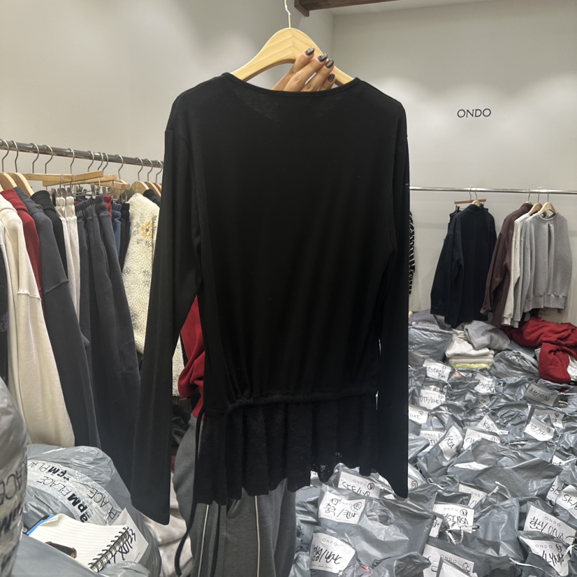 ONDO-P韓國直郵㊣女士新款休閑人氣時尚職業熱賣25秋冬長袖T恤ONDO-P長袖T恤