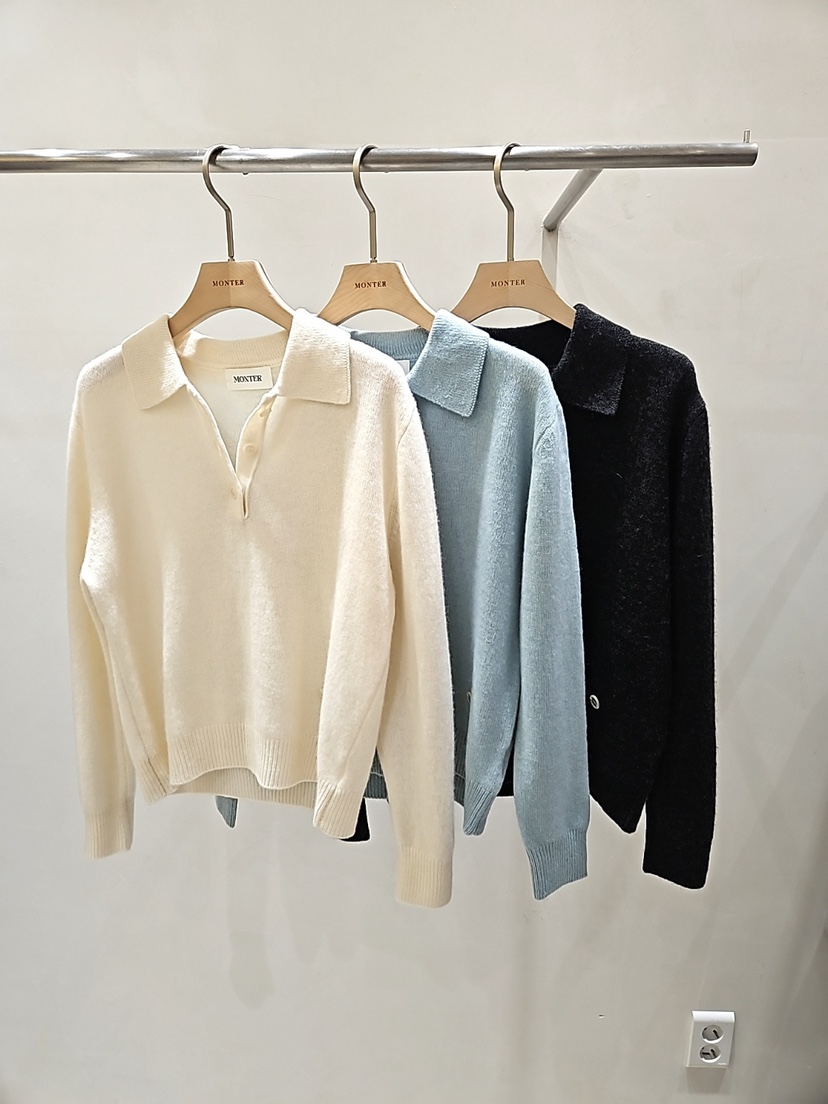 MONTER東大門㊣代購女裝新品時尚推薦休閑真品熱賣針織衫羊毛MONTER針織衫