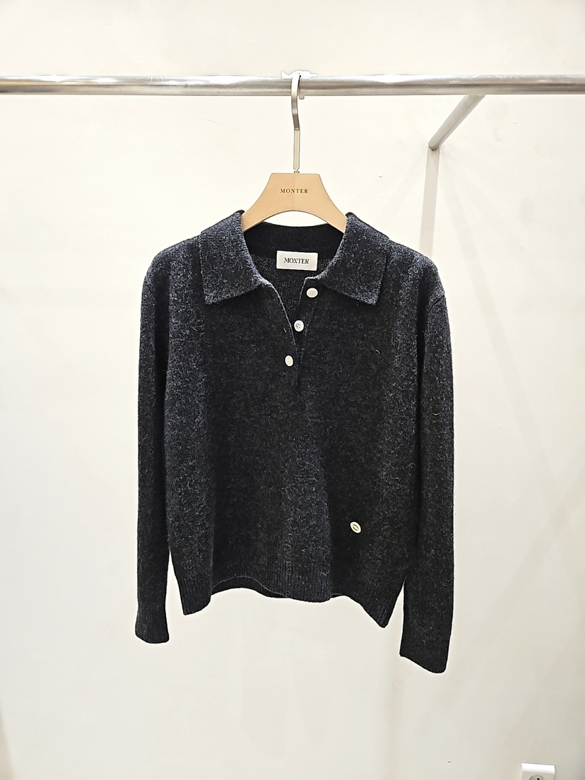 MONTER東大門㊣代購女裝新品時尚推薦休閑真品熱賣針織衫羊毛MONTER針織衫圖色2
