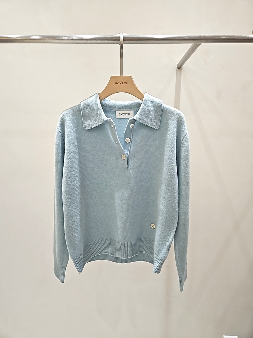 MONTER東大門㊣代購女裝新品時尚推薦休閑真品熱賣針織衫羊毛MONTER針織衫圖色3