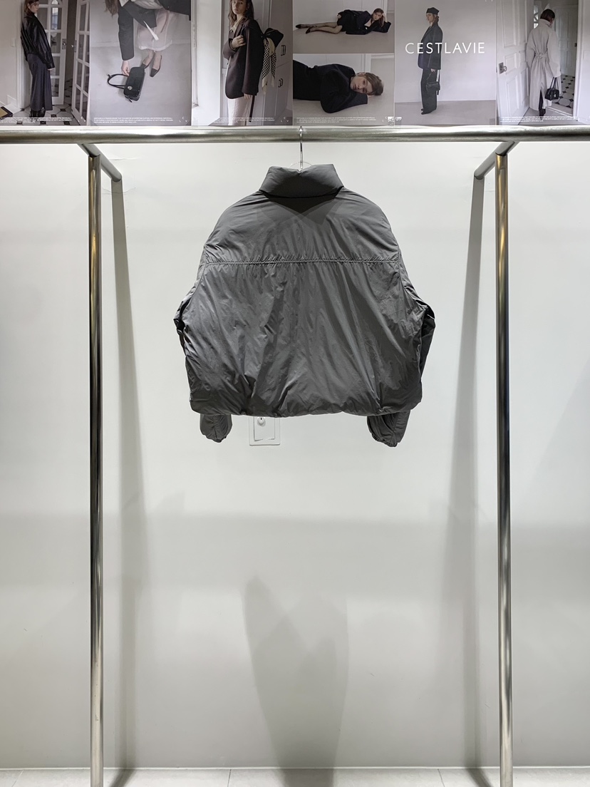 CESTLAVIE東大門㊣直郵女士新款職業人氣25秋冬休閑夾克短款絨CESTLAVIE夾克