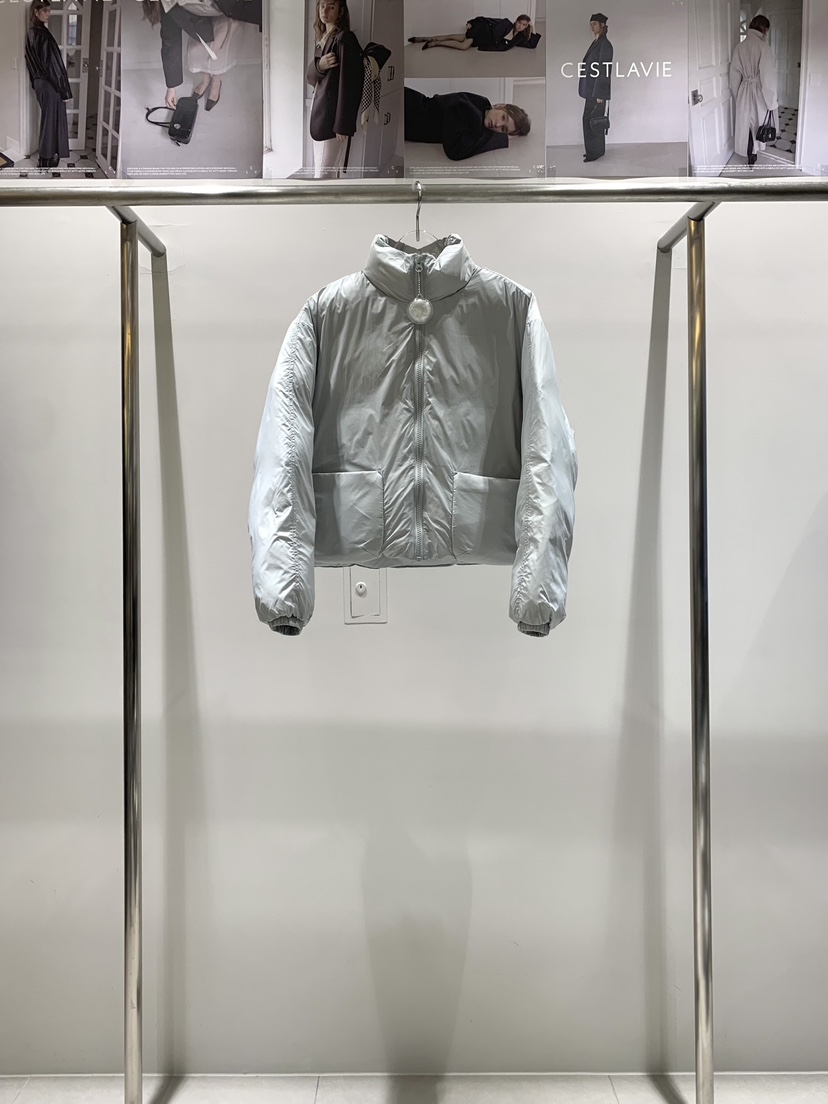 CESTLAVIE東大門㊣直郵女士新款職業人氣25秋冬休閑夾克短款絨CESTLAVIE夾克圖色2