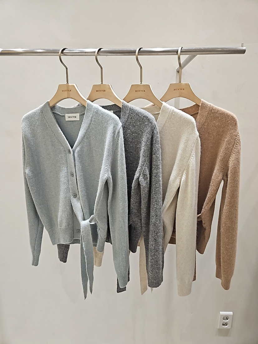 MONTER韓國代購㊣女士新品真品職業熱賣人氣針織衫狐貍開衫MONTER針織衫