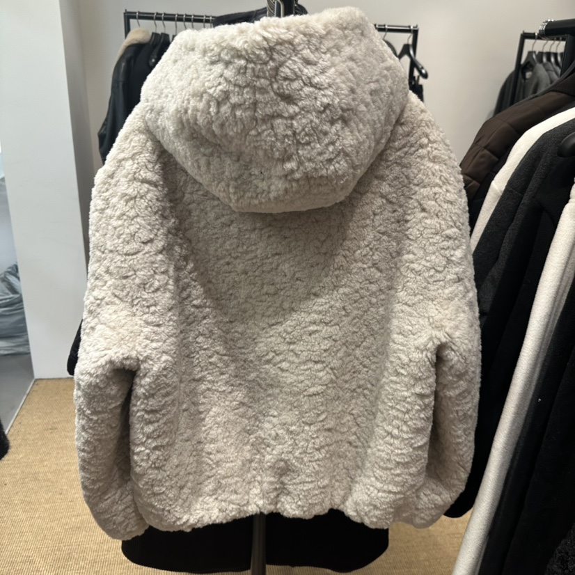 FEBRUARY 11韓國直郵㊣女士新款熱賣職業休閑夾克皮草連帽FEBRUARY 11夾克