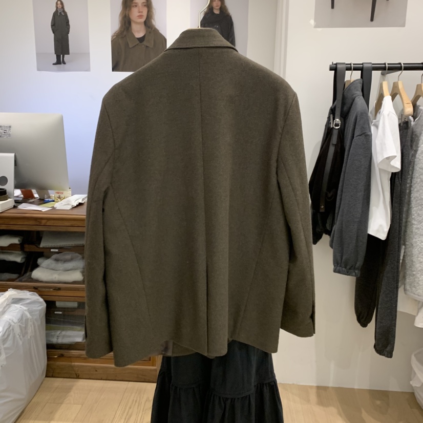 OURIN韓國代購㊣女士新款人氣真品熱賣休閑推薦25秋冬夾克羊毛OURIN夾克