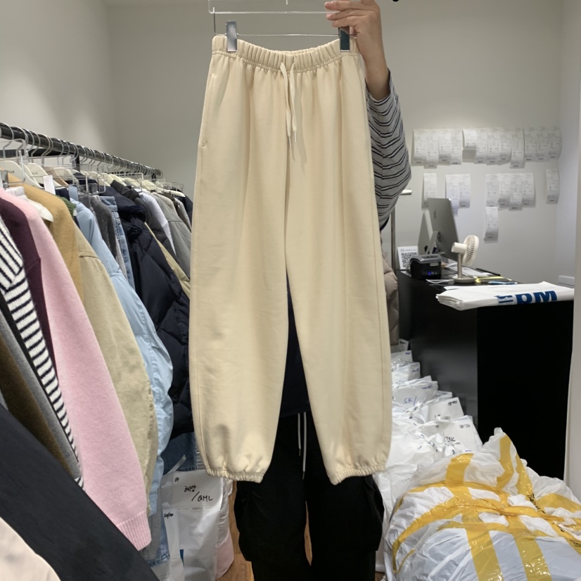 GABRIELLE韓國代購㊣女士新品人氣推薦熱賣職業25秋冬休閑褲加絨GABRIELLE休閑褲圖色4