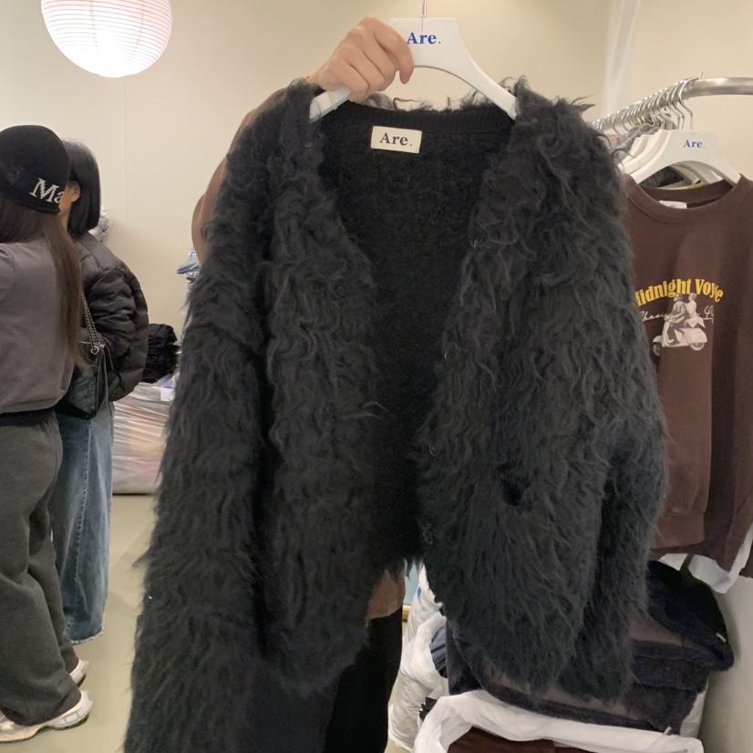 ARE東大門㊣代購女裝新品25秋冬熱賣休閑真品夾克不含內搭開衫ARE YOU/ARE夾克圖色1