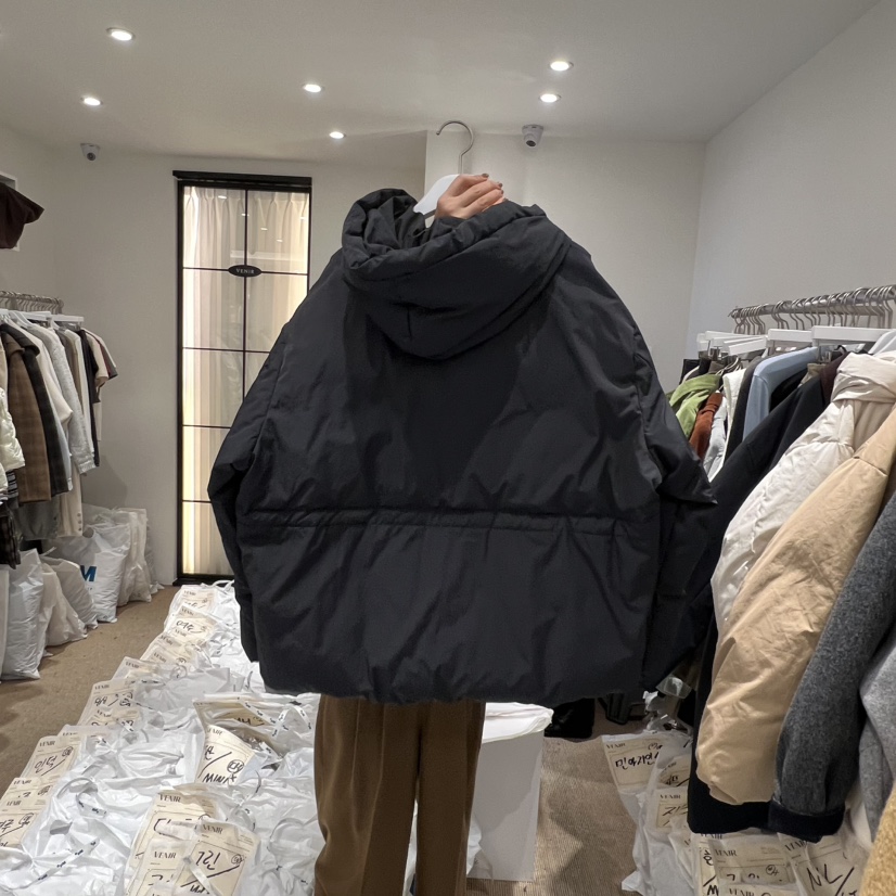 VENIR-a東大門㊣實拍女士新款時尚休閑25秋冬短款羽絨服填充絨VENIR-a短款羽絨服