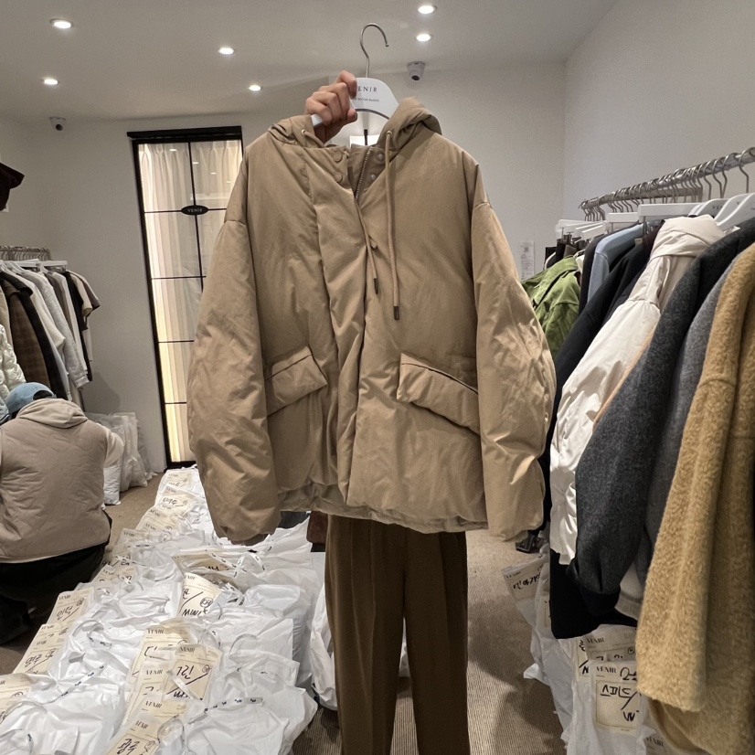 VENIR-a東大門㊣實拍女士新款時尚休閑25秋冬短款羽絨服填充絨VENIR-a短款羽絨服圖色1