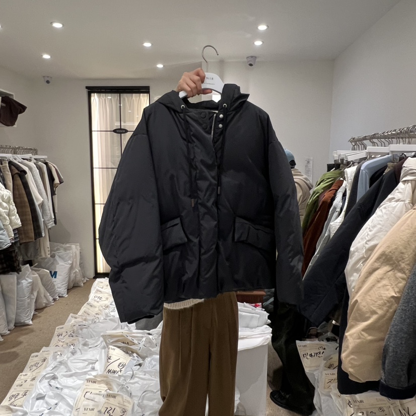 VENIR-a東大門㊣實拍女士新款時尚休閑25秋冬短款羽絨服填充絨VENIR-a短款羽絨服圖色3