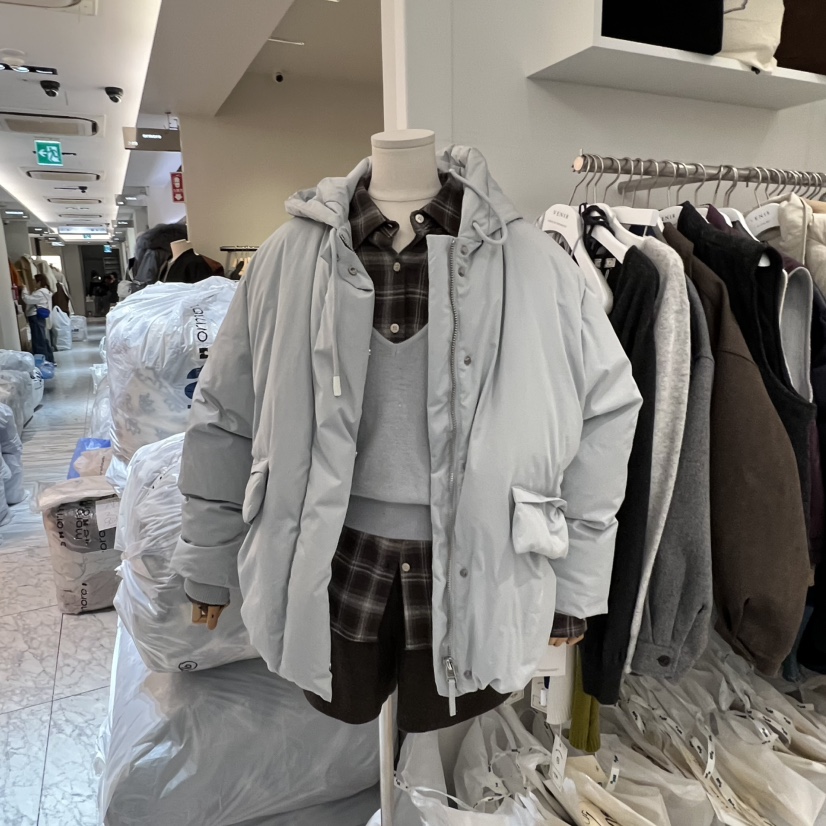 VENIR-a東大門㊣實拍女士新款時尚休閑25秋冬短款羽絨服填充絨VENIR-a短款羽絨服圖色4