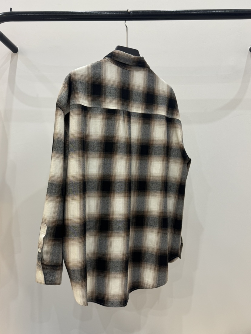 MUSHROOM EFFECT東大門㊣直郵女士新品時尚襯衫蕾絲衫格紋MUSHROOM EFFECT襯衫/蕾絲衫