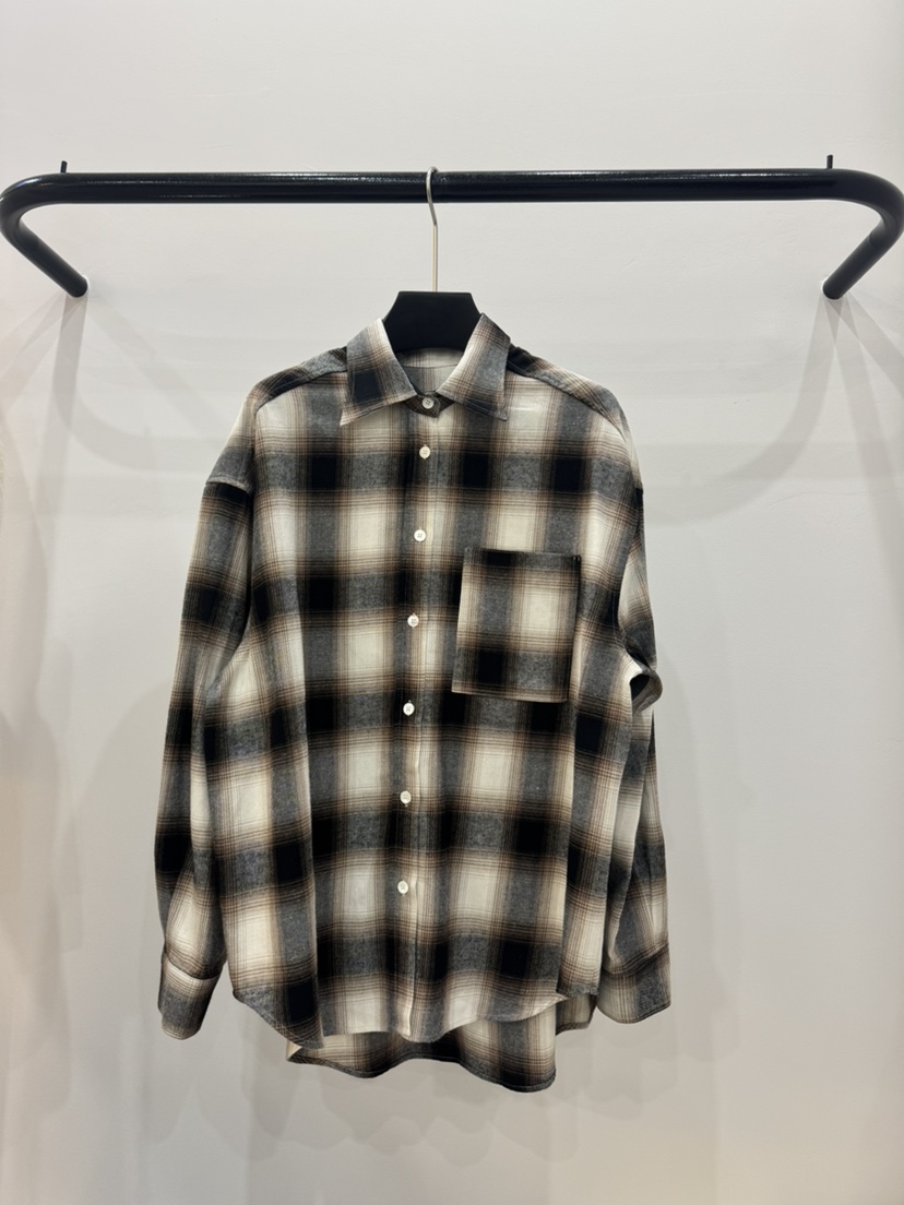 MUSHROOM EFFECT東大門㊣直郵女士新品時尚襯衫蕾絲衫格紋MUSHROOM EFFECT襯衫/蕾絲衫圖色1