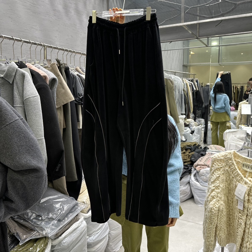 UOOV東大門㊣代購女裝新品推薦職業真品時尚熱賣休閑休閑褲UOOV休閑褲圖色2