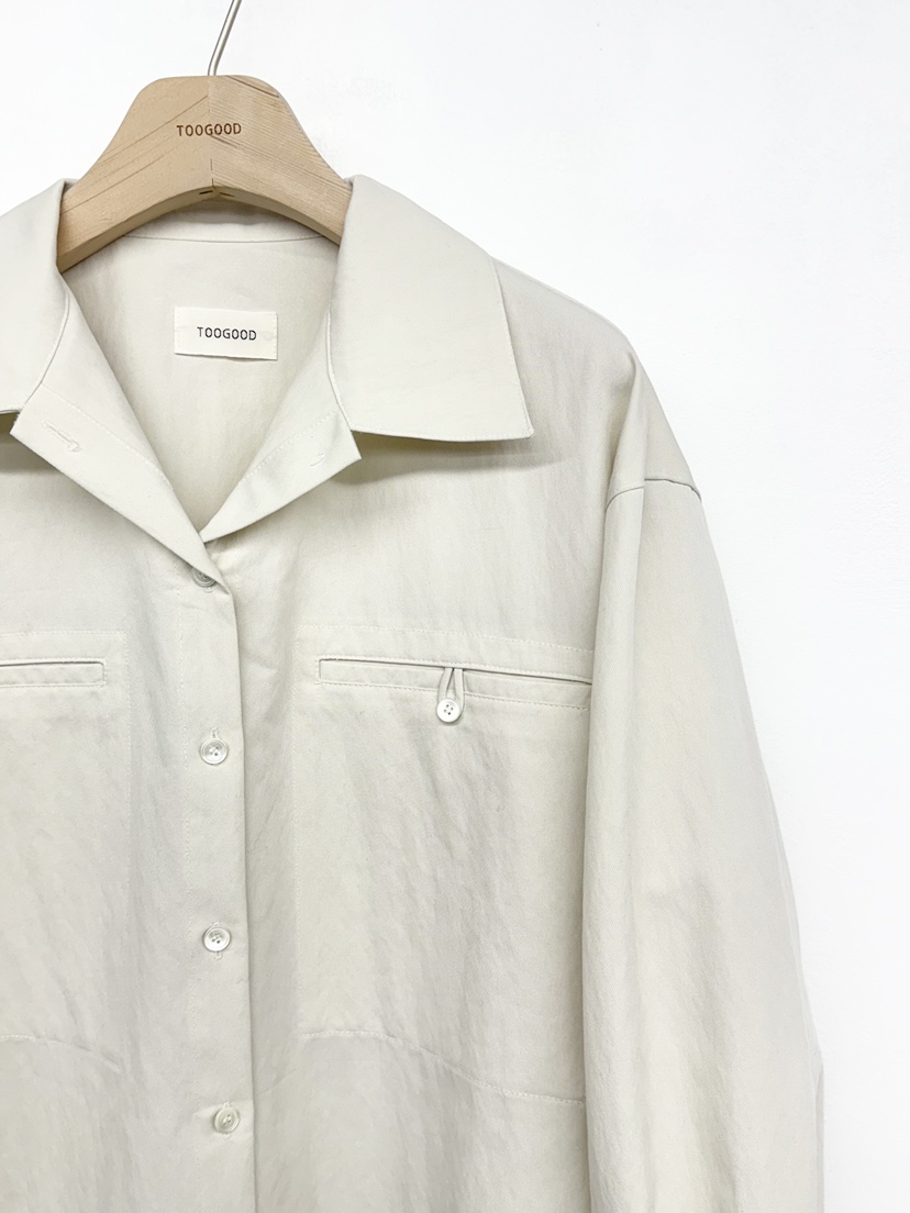 TOOGOOD東大門㊣直郵女士新款真品休閑時尚職業襯衫蕾絲衫口袋TOOGOOD襯衫/蕾絲衫