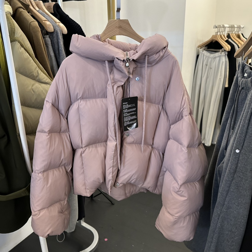 EGG東大門㊣代購女裝新品人氣25秋冬時尚熱賣短款羽絨服填充EGG-訂貨周期長短款羽絨服圖色1