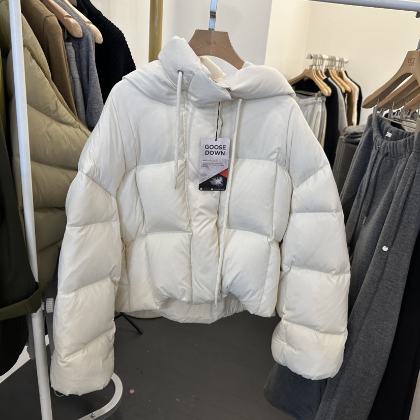 EGG東大門㊣代購女裝新品人氣25秋冬時尚熱賣短款羽絨服填充EGG-訂貨周期長短款羽絨服圖色2