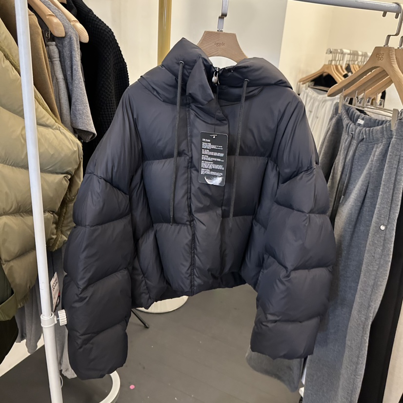 EGG東大門㊣代購女裝新品人氣25秋冬時尚熱賣短款羽絨服填充EGG-訂貨周期長短款羽絨服圖色3