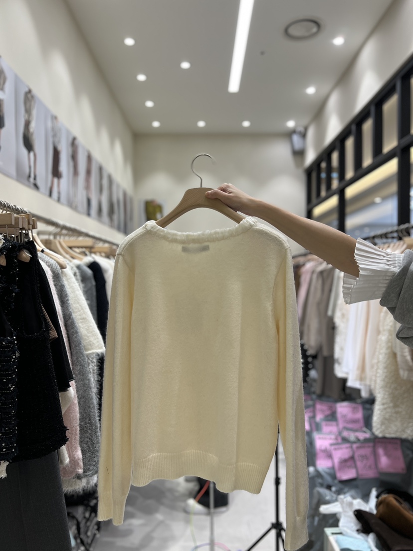 MARIE MARIE韓國代購㊣女士新款25秋冬職業時尚真品針織衫MARIE MARIE針織衫