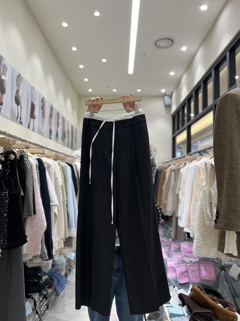 MARIE MARIE韓國直郵㊣女士新品推薦休閑熱賣時尚真品休閑褲MARIE MARIE休閑褲圖色2