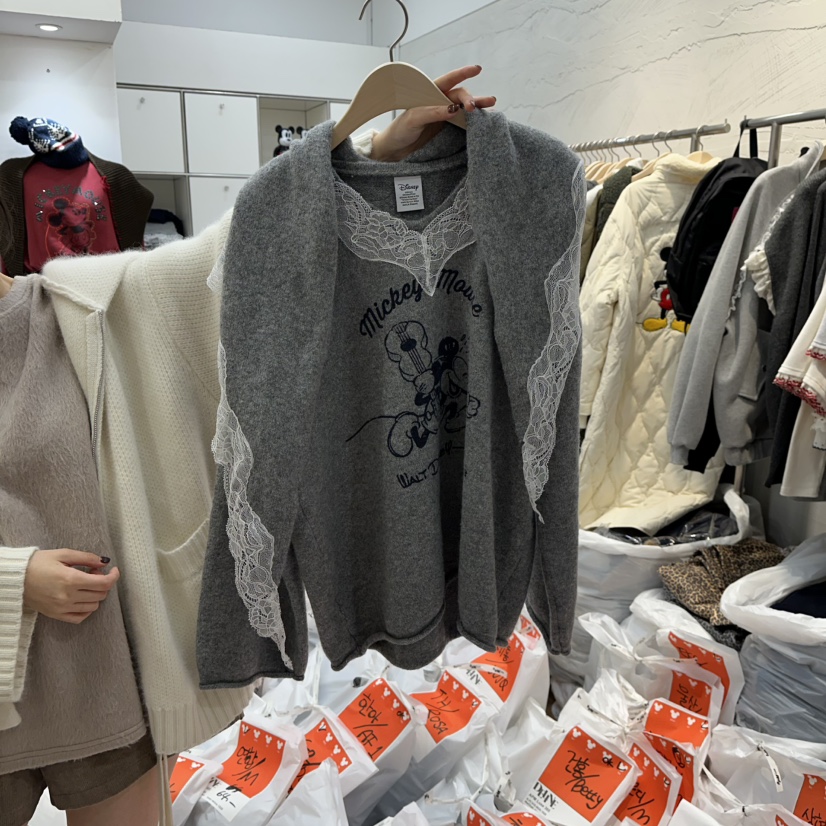 DE LINE東大門㊣代購女士新品真品時尚職業熱賣毛衣含圍巾DE LINE毛衣圖色3