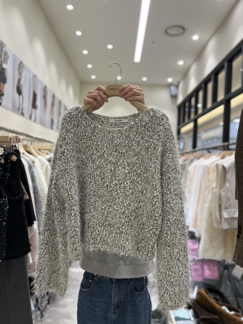 MARIE MARIE東大門㊣實拍女士新品時尚職業25秋冬人氣針織衫MARIE MARIE針織衫圖色3