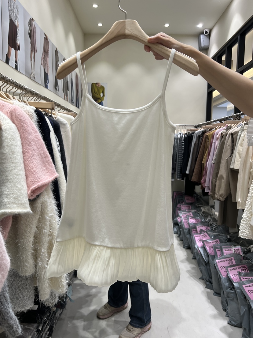 MARIE MARIE韓國代購㊣女裝新品熱賣時尚職業人氣吊帶背心MARIE MARIE吊帶/背心