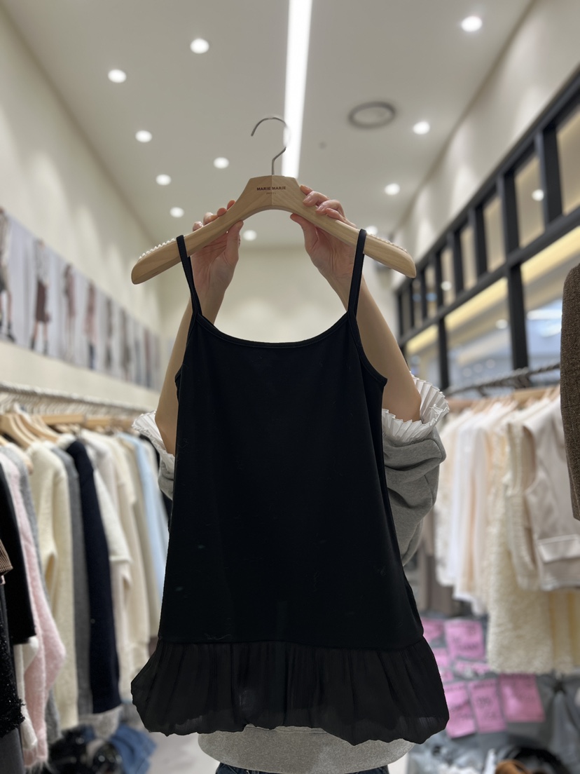 MARIE MARIE韓國代購㊣女裝新品熱賣時尚職業人氣吊帶背心MARIE MARIE吊帶/背心圖色2