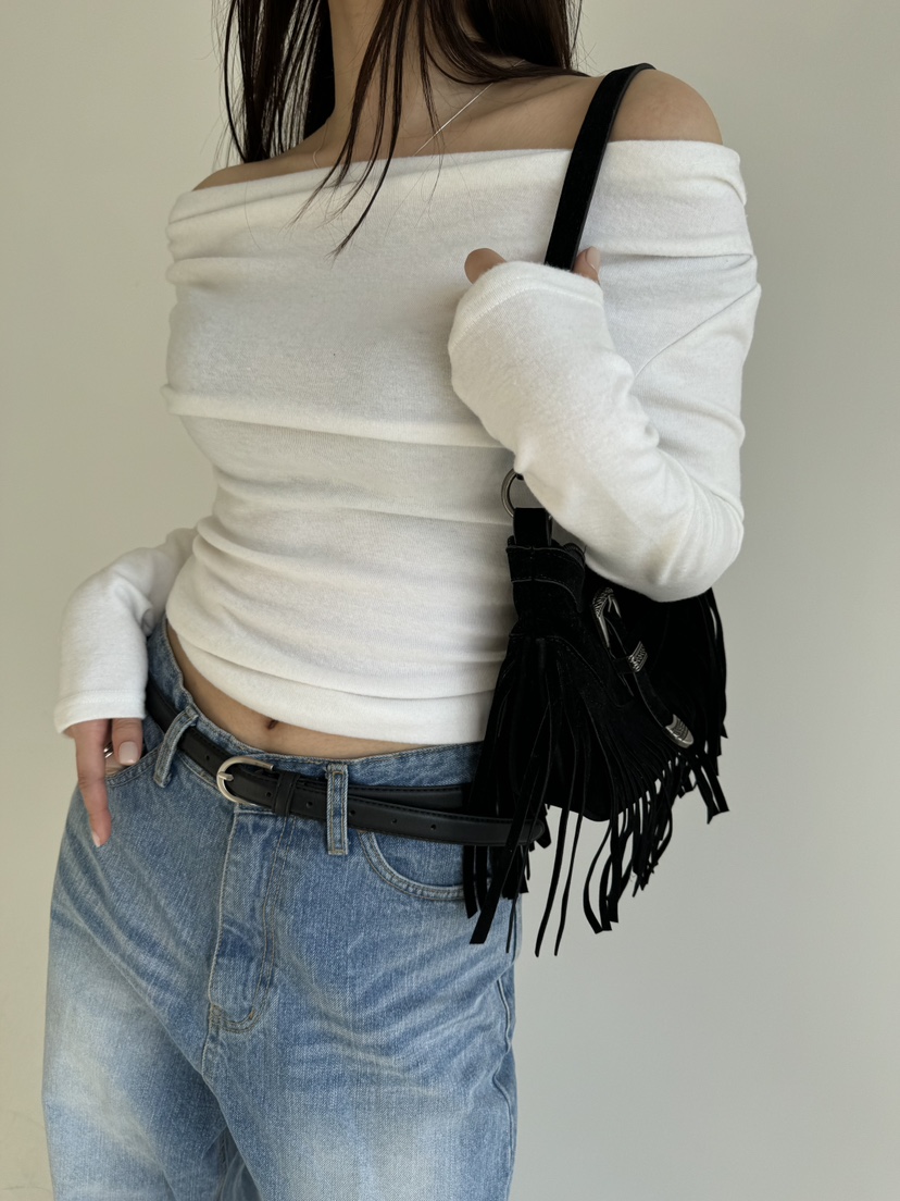 KIRKE東大門㊣代購女士新款真品推薦職業25秋冬時尚長袖T恤KIRKE長袖T恤圖色1