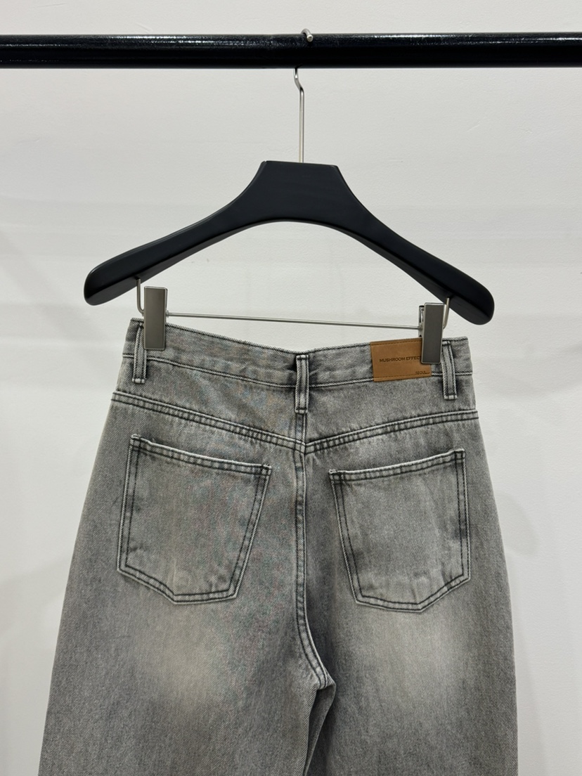 MUSHROOM EFFECT東大門㊣直郵女裝新品人氣真品時尚牛仔褲MUSHROOM EFFECT牛仔褲